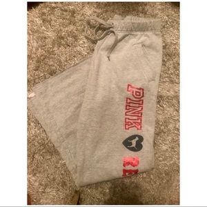 VS PINK REDSOX SWEATPANTS